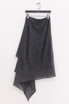 SWAYING 25 Early Autumn Irregular Hem Wool Skirt SW-SW25PF3B08C2-SH Dark Gray